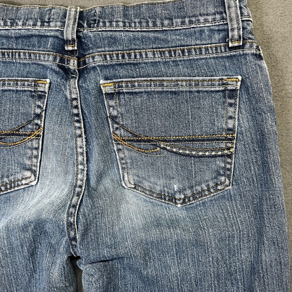 Wrangler As Real As Bootcut Jeans Womens 6 Blue faded Denim Farm Country 1493 - Picture 9 of 10